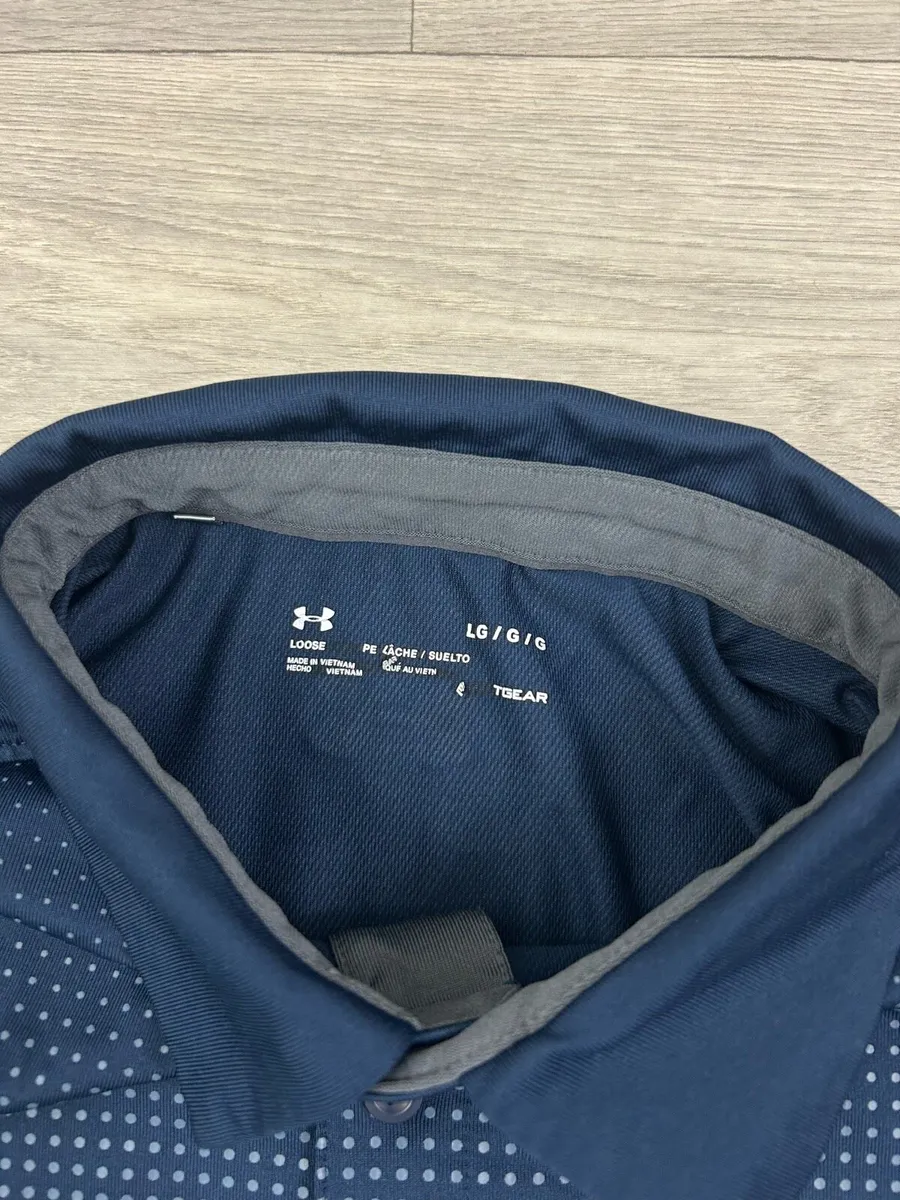 Under Armour Golf Polo Shirt Mens Large - Image 4