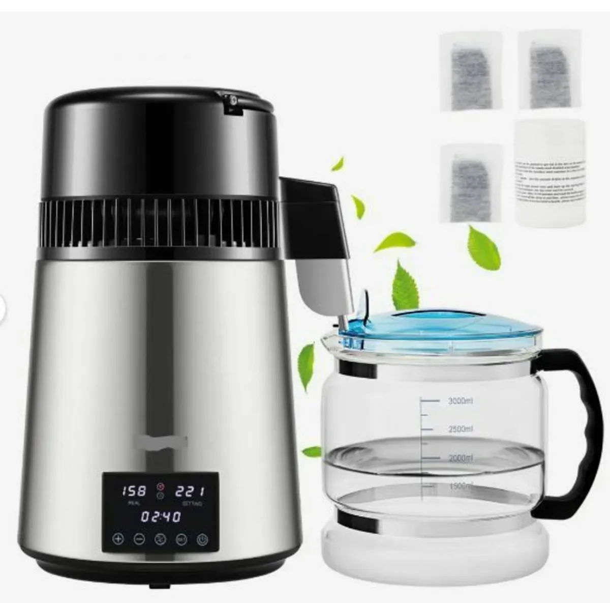 4L Water Distiller 1.5L/H Distilled Water - Image 1