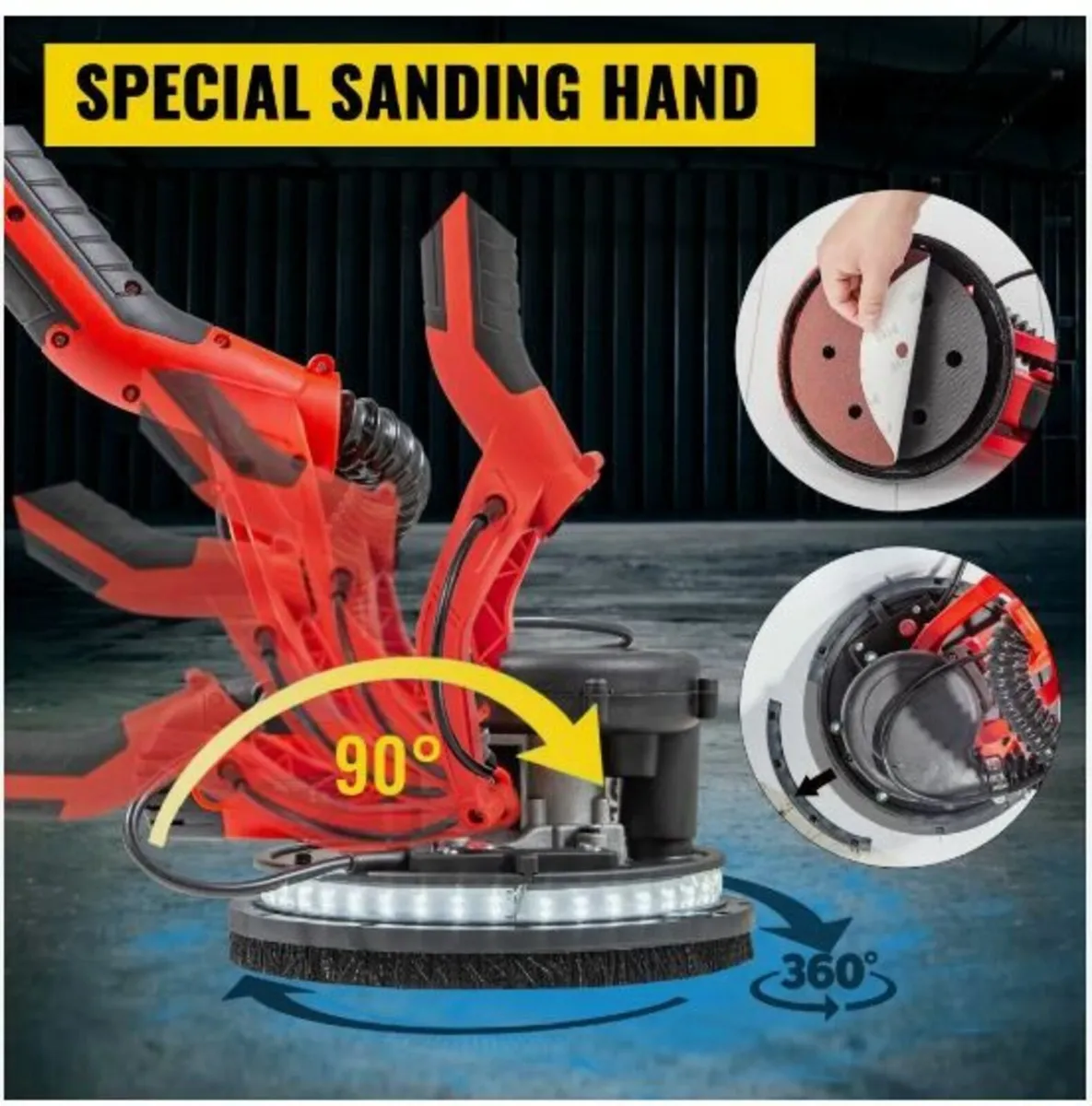 Drywall Sander 750W, Electric Drywall Sander - Image 3