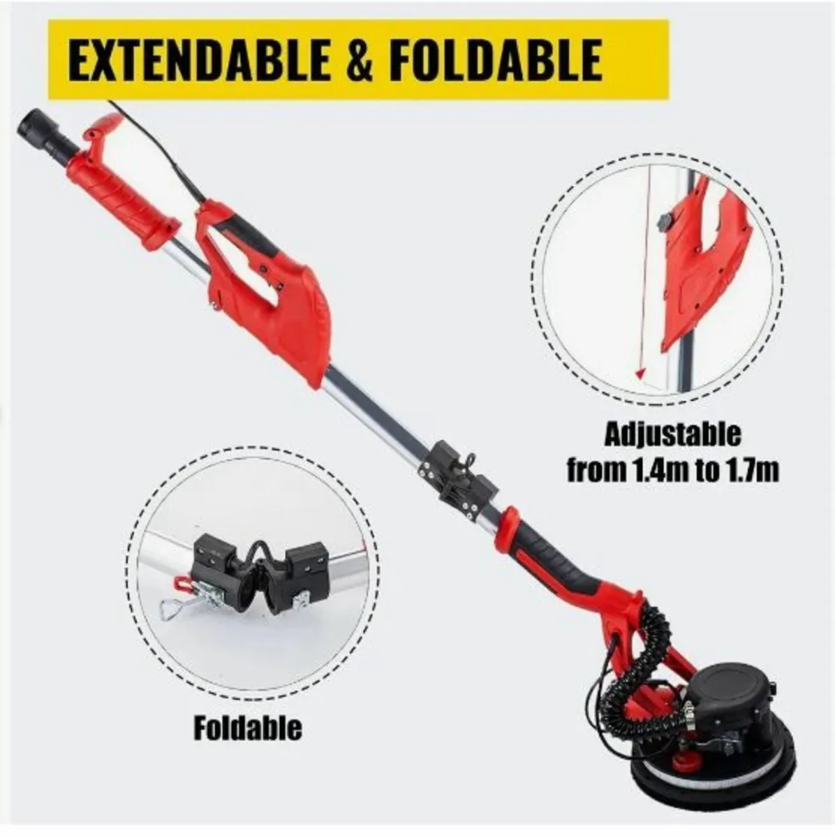 Drywall Sander 750W, Electric Drywall Sander - Image 4