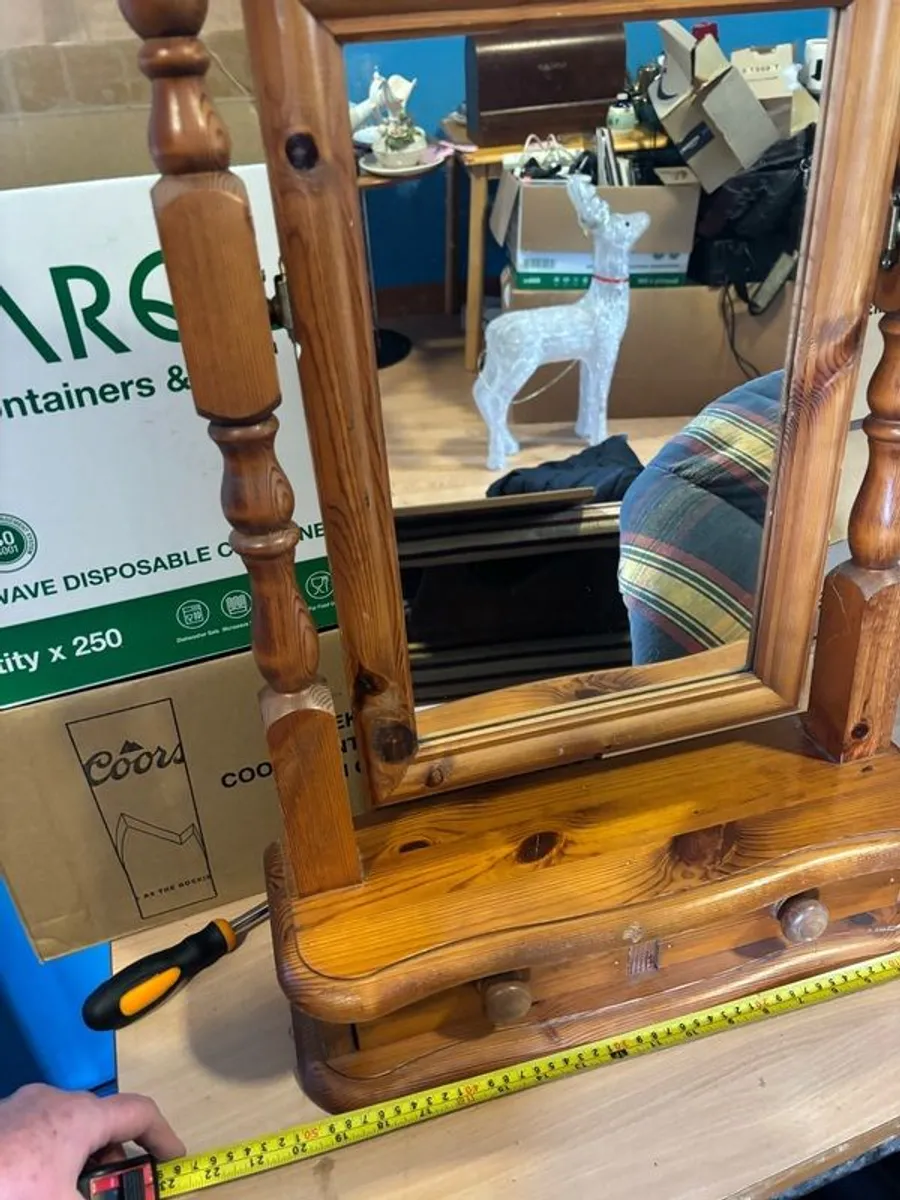 Pine Table Mirrors - Image 2