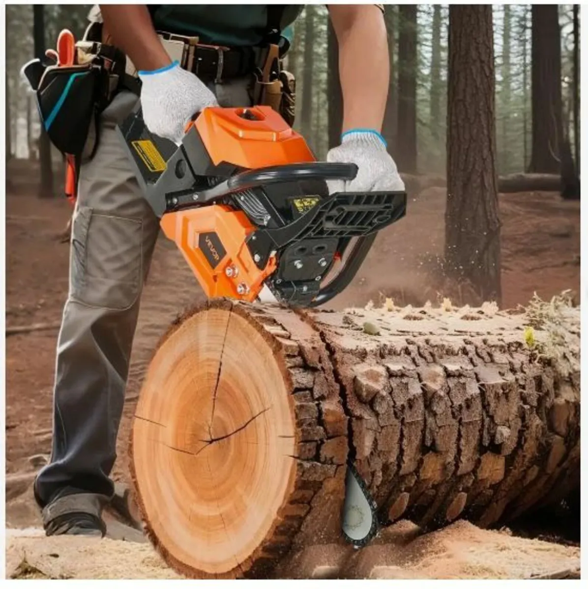 62cc Gas Chainsaw 3.6 HP Gas Powered 20 inch - Image 2