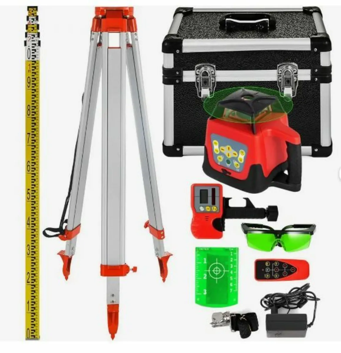 Green Rotary Laser Level Kit - Image 1