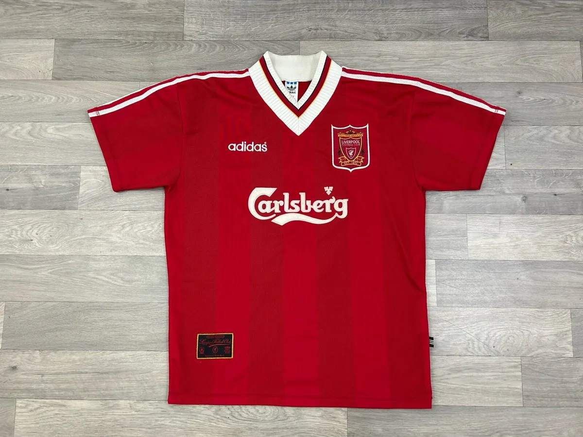 Genuine Vintage 1995 Adidas Liverpool Jersey L - Image 1