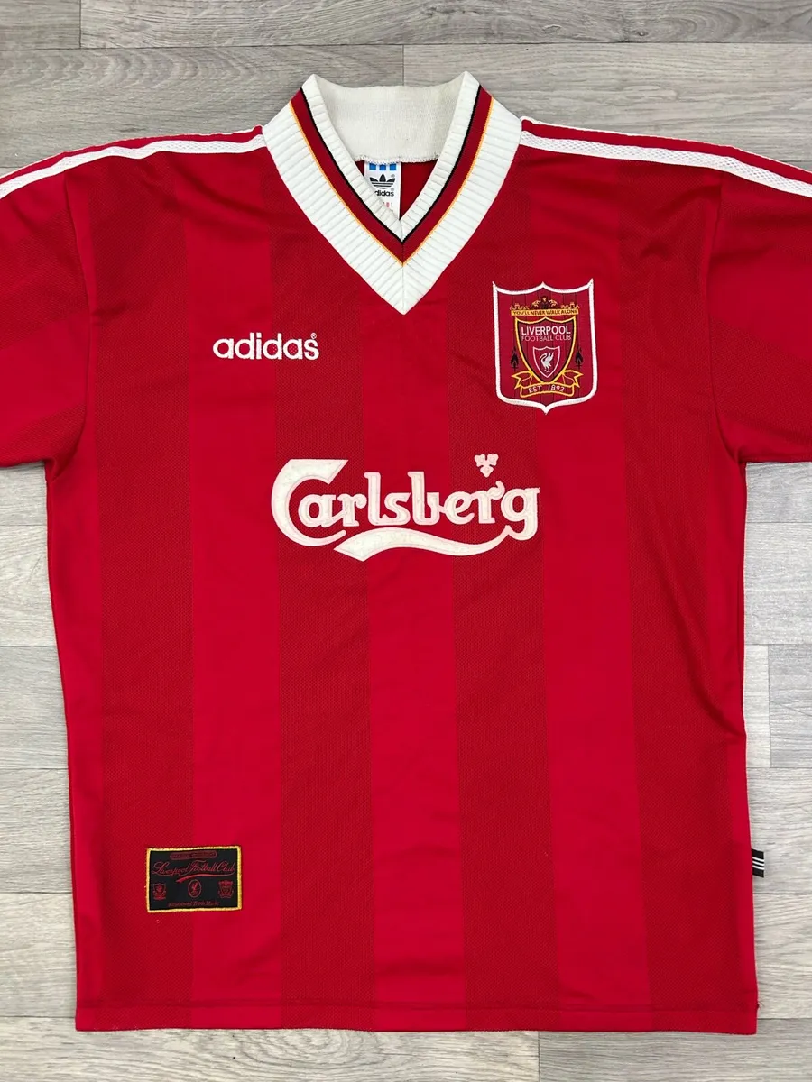 Genuine Vintage 1995 Adidas Liverpool Jersey L - Image 2