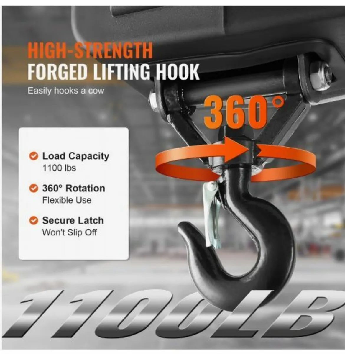 3-in-1 Portable Electric Hoist Winch - Image 4