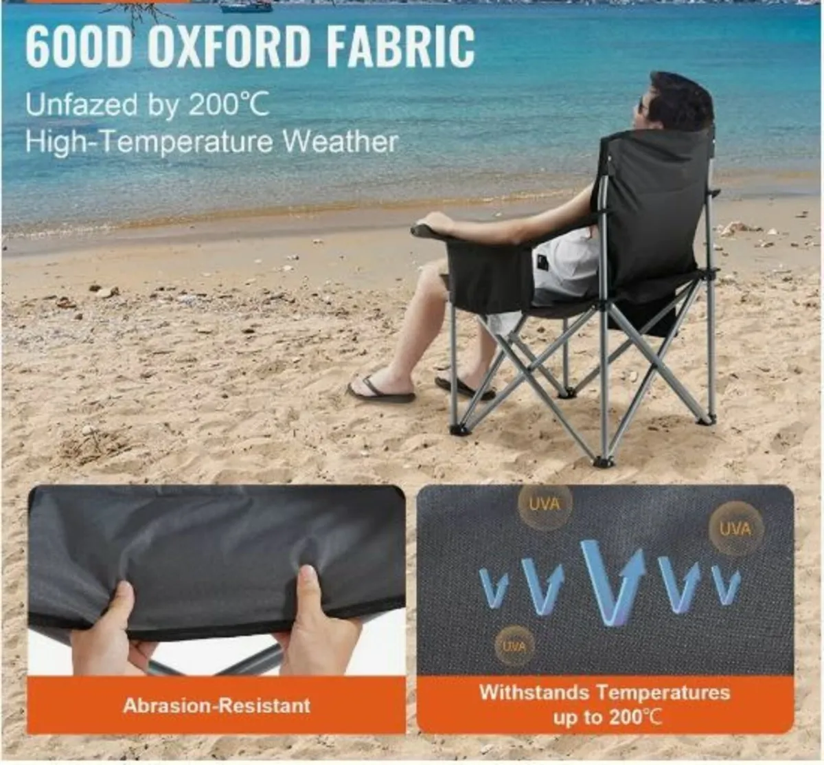 Camping Folding Chair for Adults - Image 2