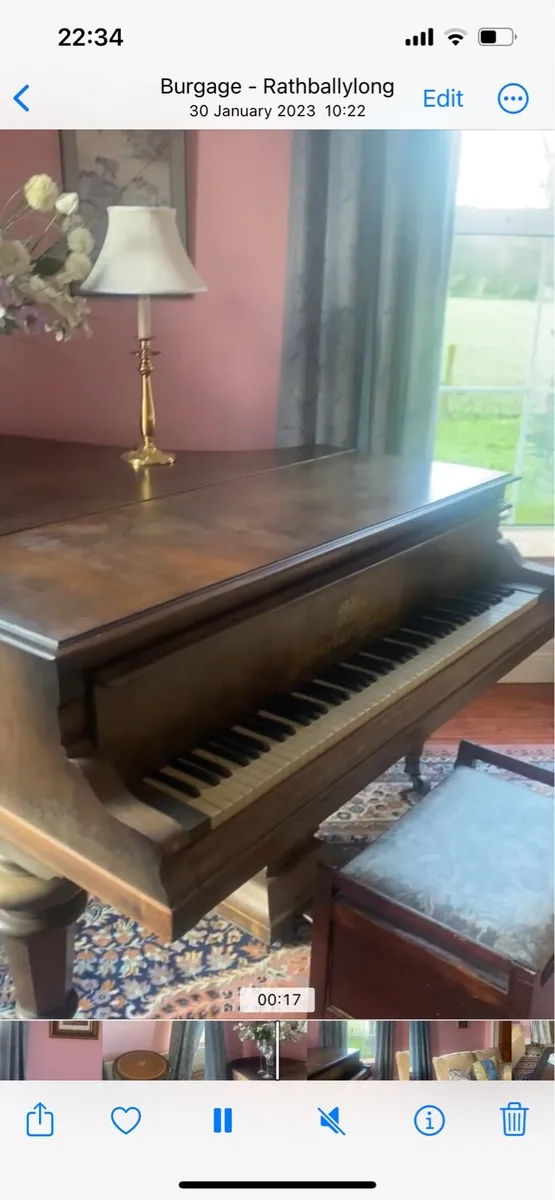 Gustav Rosler grand piano