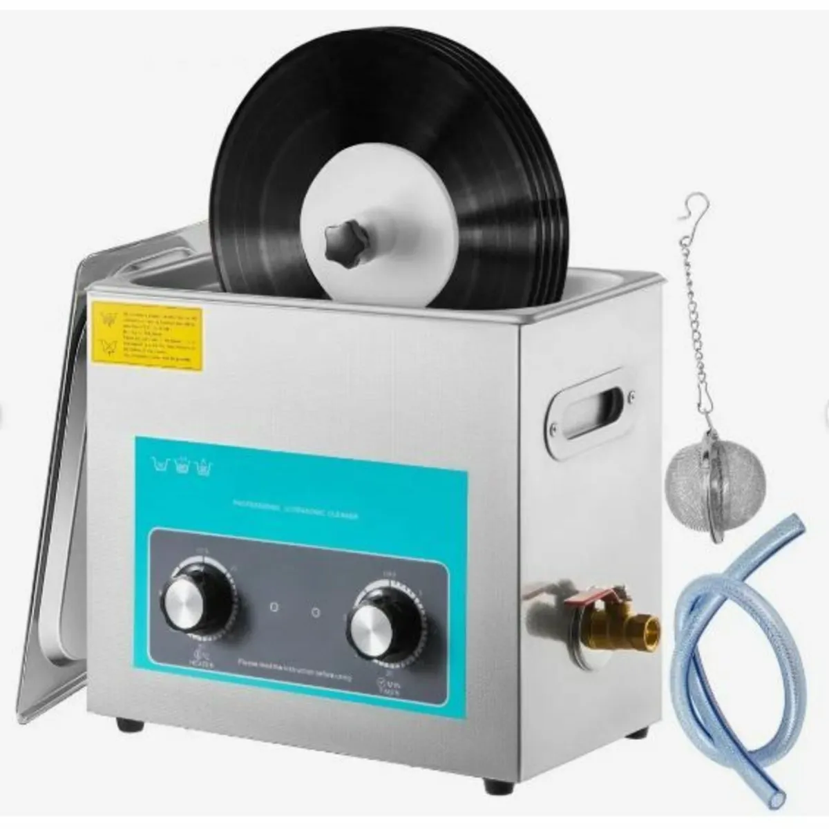 Ultrasonic Vinyl Record Cleaner 6L 40kHz - Image 1