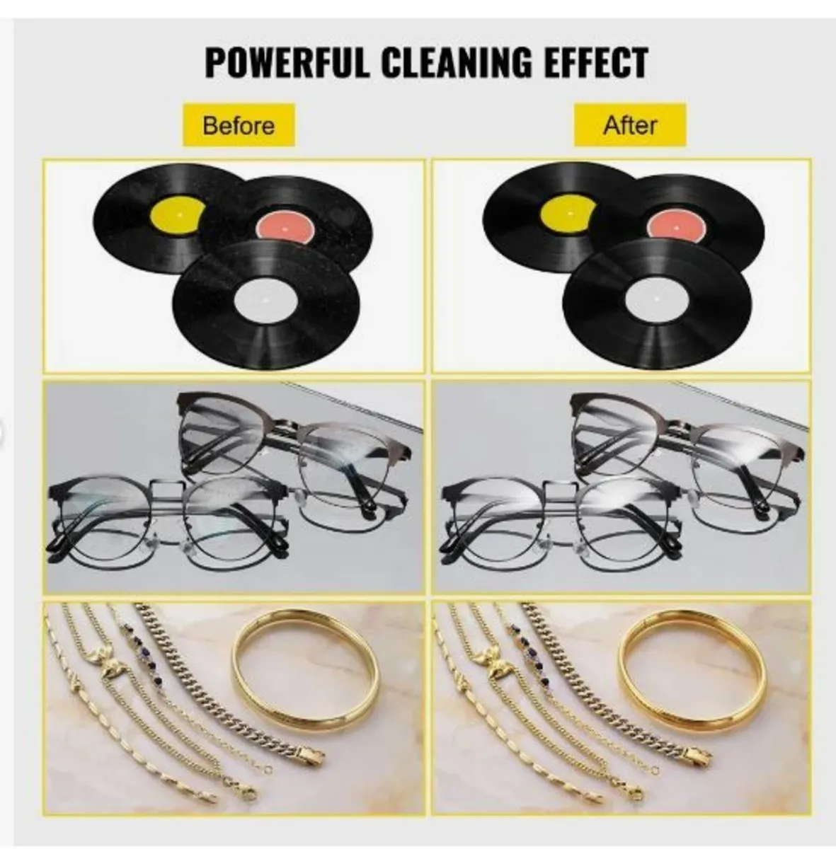 Ultrasonic Vinyl Record Cleaner 6L 40kHz - Image 2