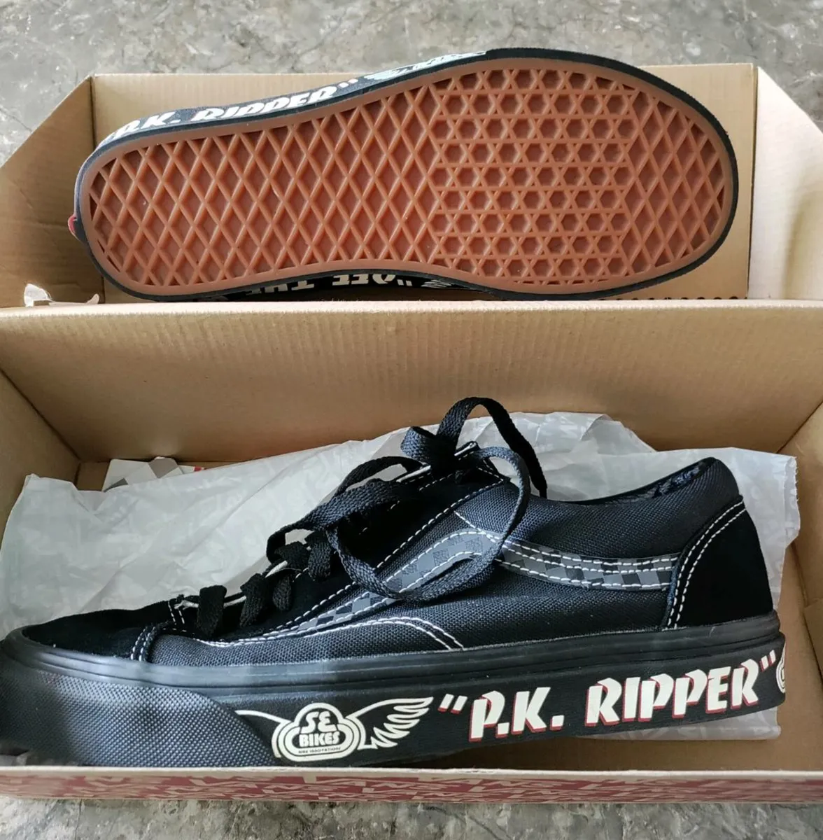 Vans x SE Bikes trainers 8uk New - Image 4