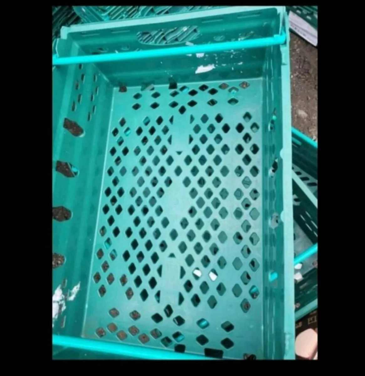 Storage stacking crates 1e each great condition an - Image 1