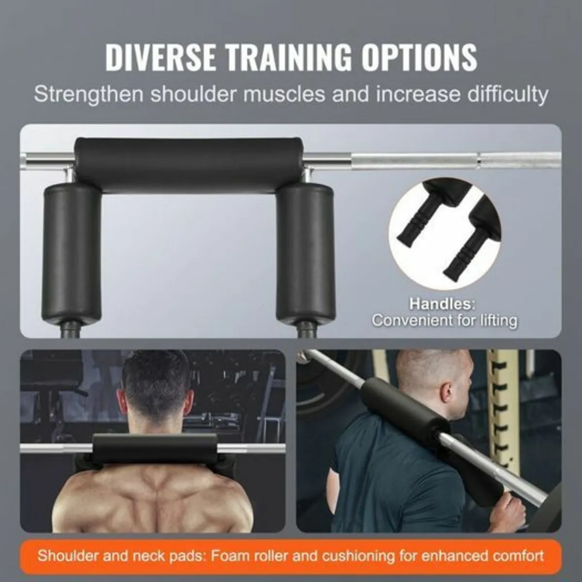 315kg Squat weight bar, dumbbell bar, 2210 mm tota - Image 3