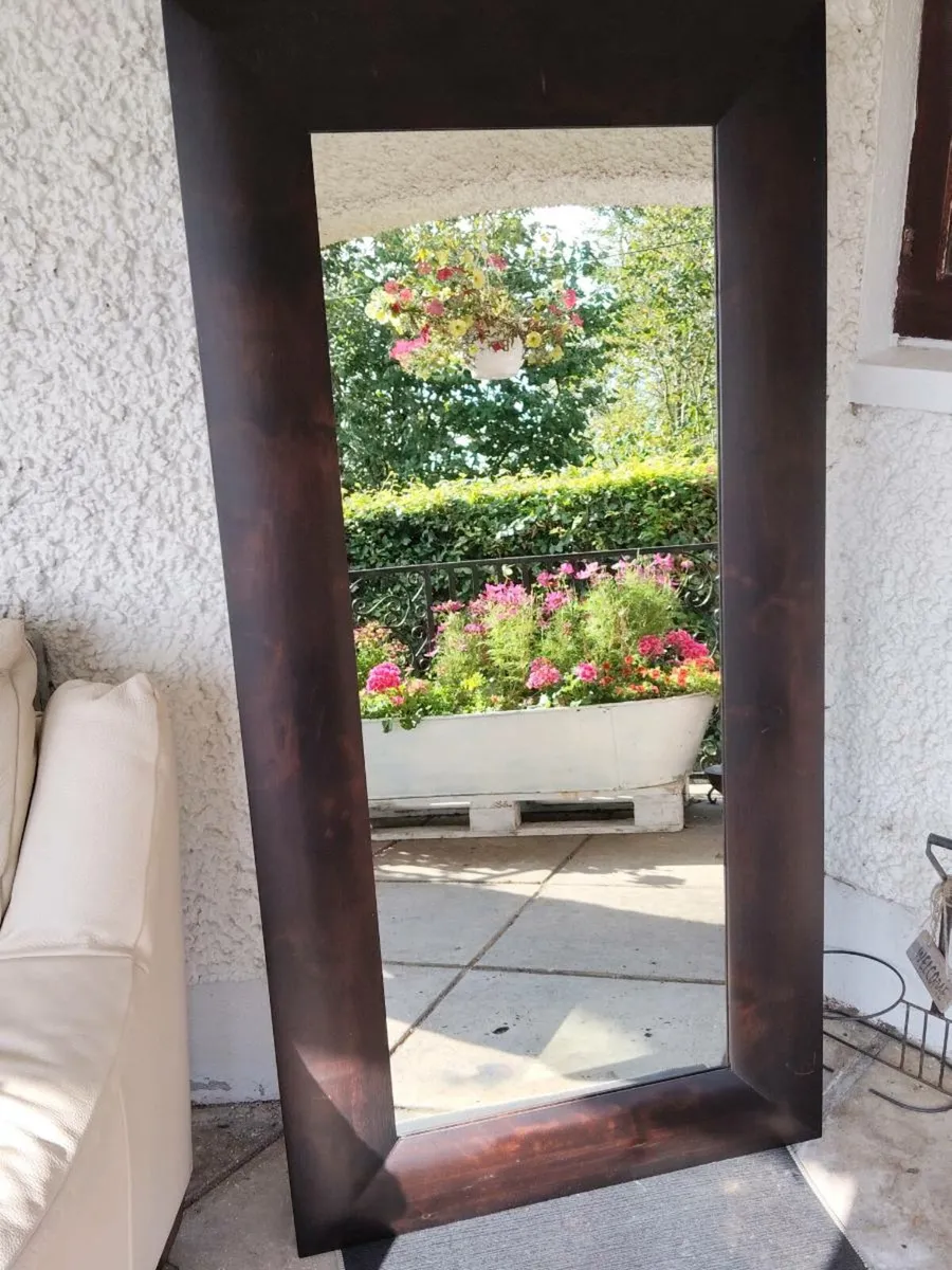 Large Vintage Mirror - Image 2
