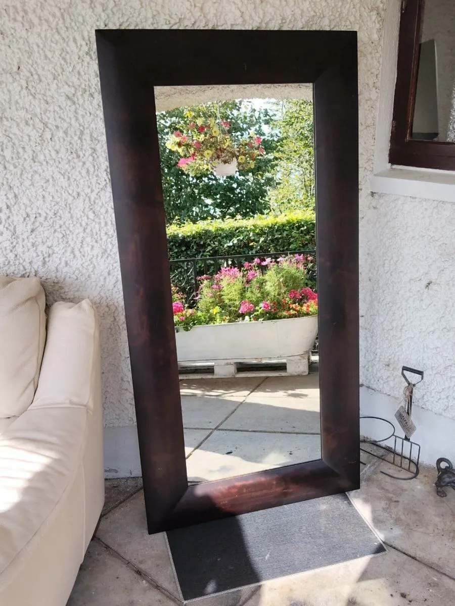 Large Vintage Mirror - Image 3