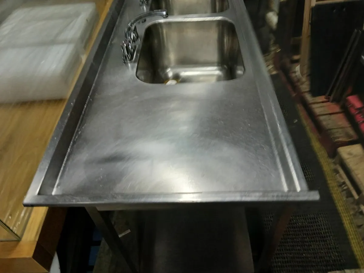 Stainless steel commrrcial sink unit delivered - Image 1