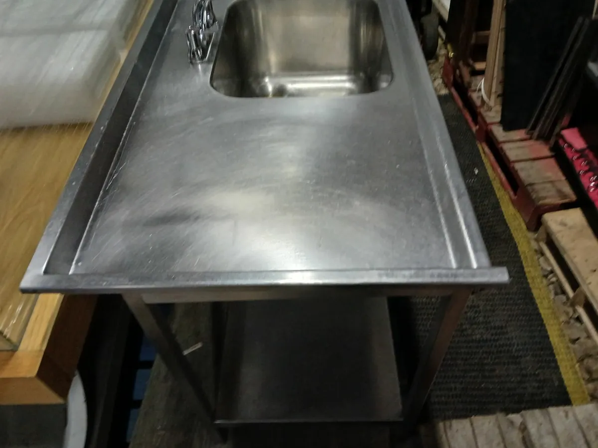 Stainless steel commrrcial sink unit delivered - Image 2