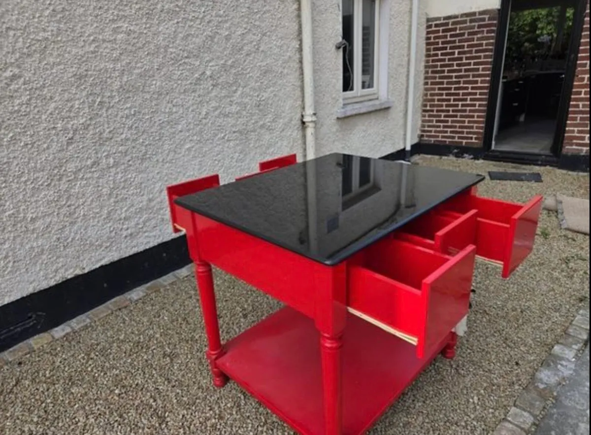 Granite Top Kitchen Island - Image 2