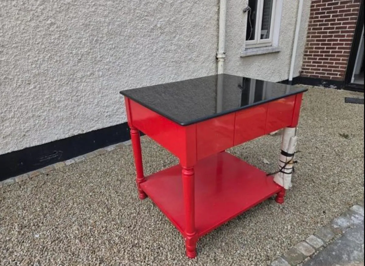 Granite Top Kitchen Island - Image 3