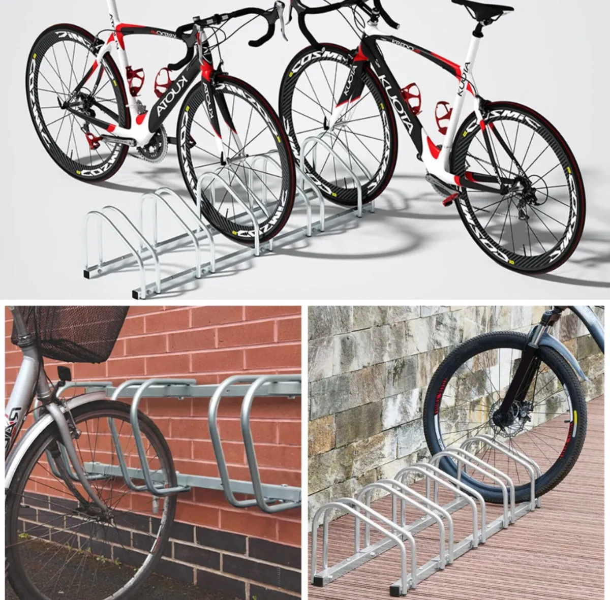 3, 4 or 5 Bicycle Rack Parking Stand NEW - Image 3