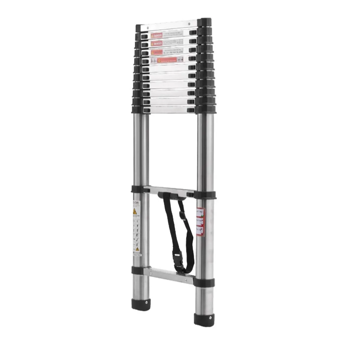 NEW 3.8m Metre Telescopic Ladder 12.5ft - Image 3