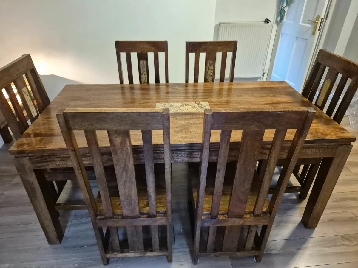 Dinning Table & chairs - Image 2