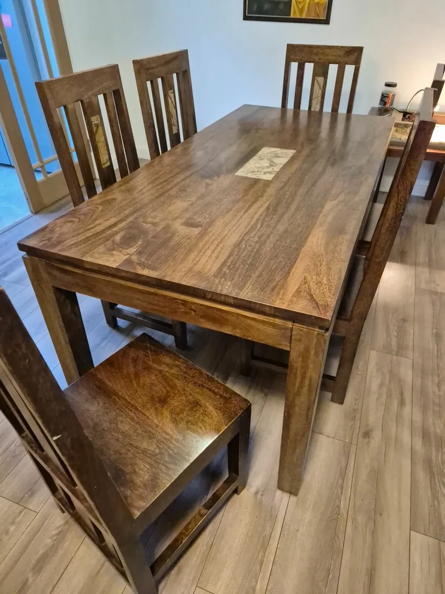 Dinning Table & chairs - Image 3