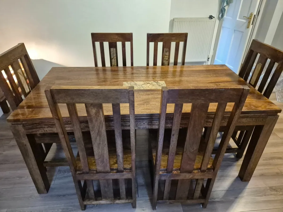 Dinning Table & chairs - Image 4