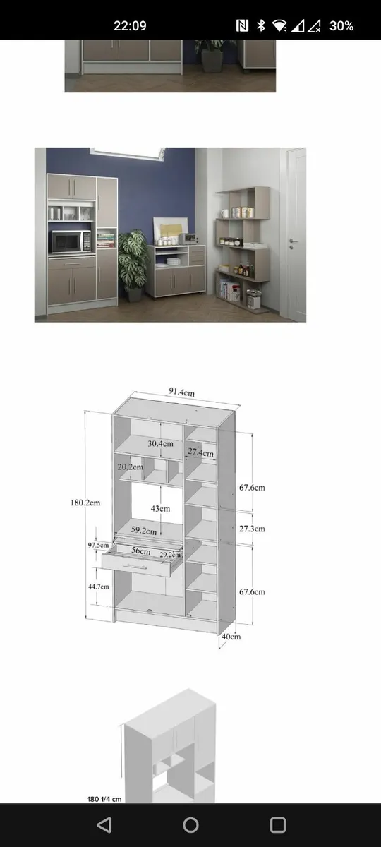 Kitchen Larder Cupboard - Image 1