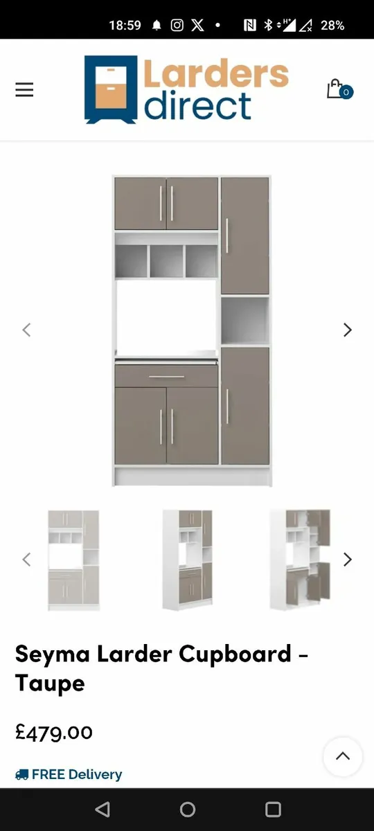 Kitchen Larder Cupboard - Image 2