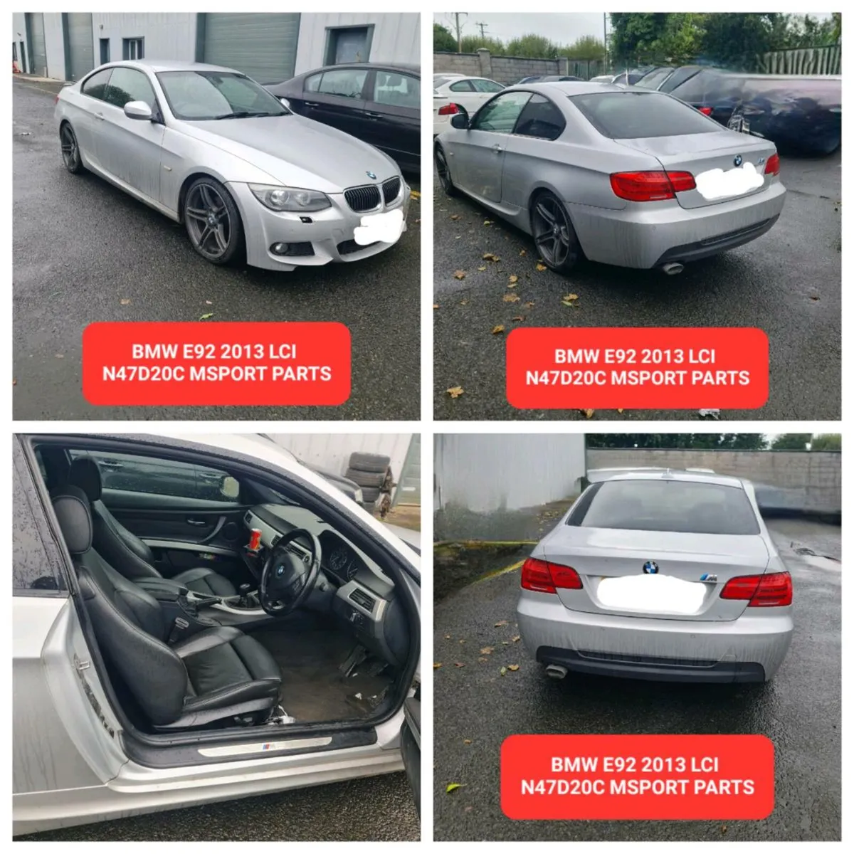 2012 BMW E92 320D LCI MSPORT 354 BREAKING N47D20C - Image 3