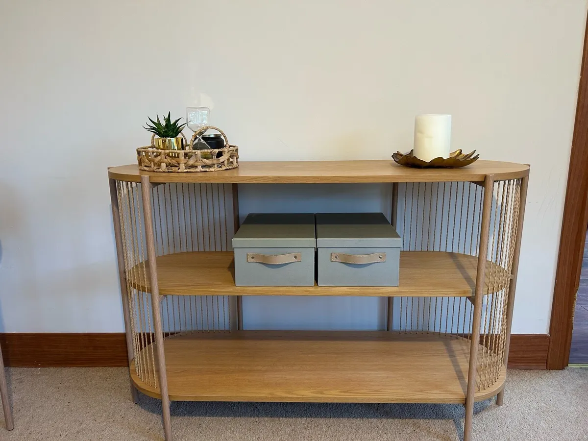 Jysk sideboard & matching desk & side table - Image 2