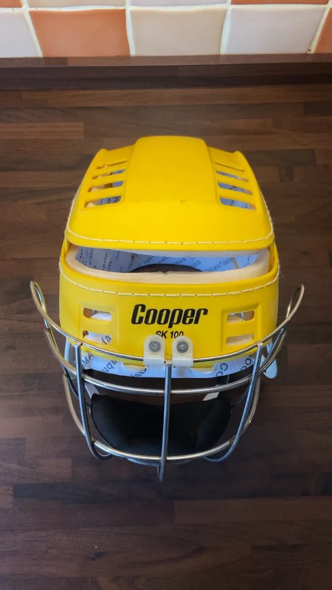 Yellow Cooper Hurling Helmet - Image 1
