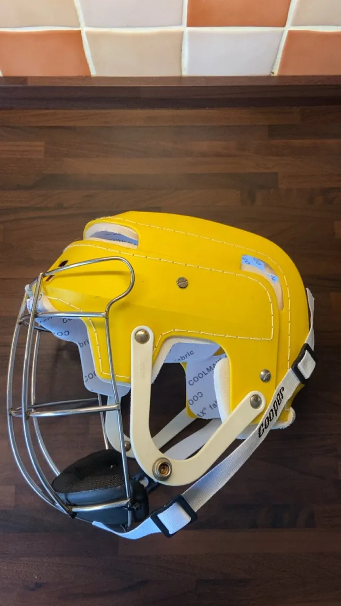 Yellow Cooper Hurling Helmet - Image 3