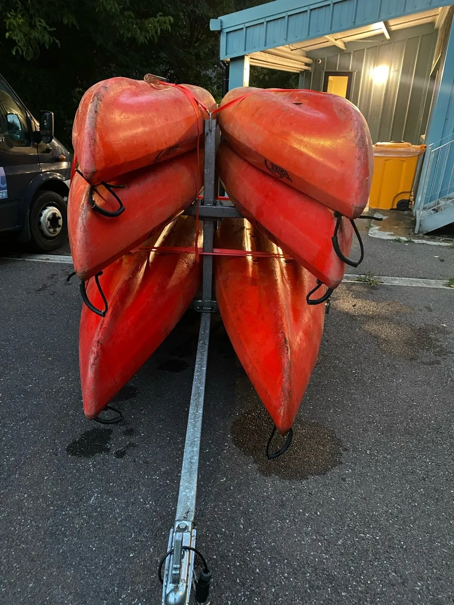 Kayaks & kayak trailer - Image 2