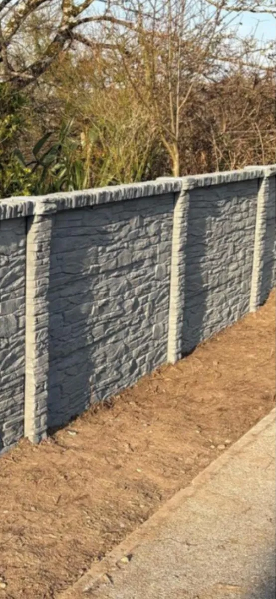 Concrete ranch fencing and concrete panel fencing - Image 1
