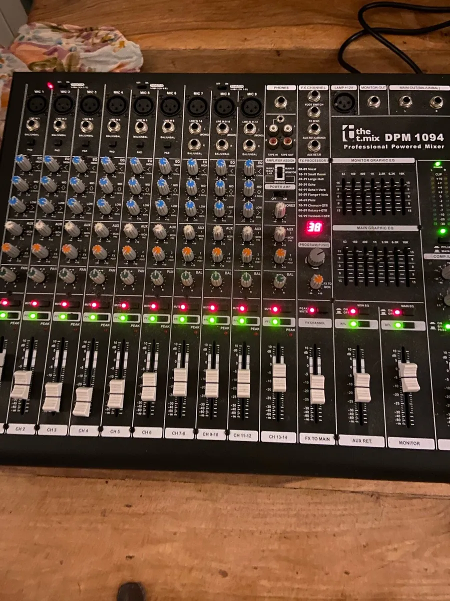 powered Mixer Desk  Dpm 1094 - Image 1