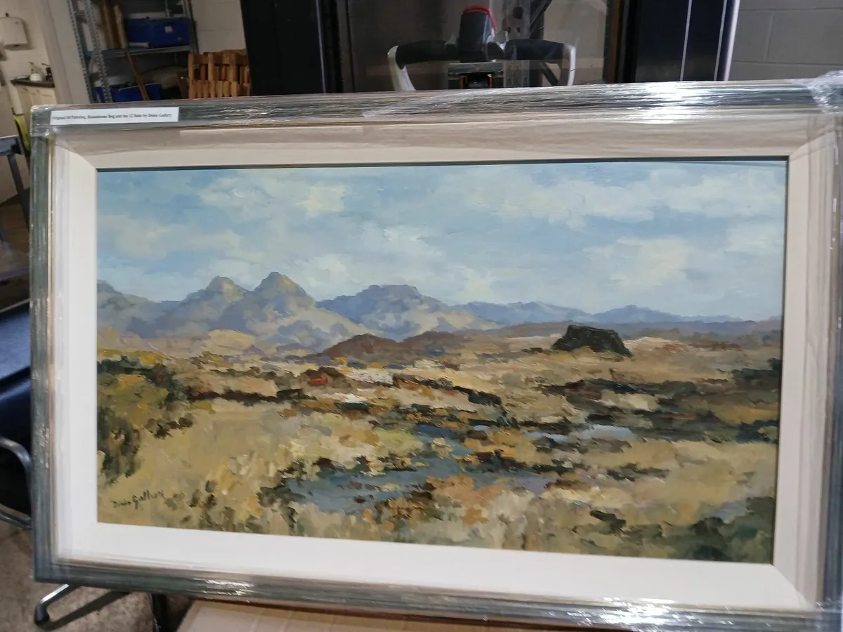 Oil painting original connamara cogalway... - Image 1