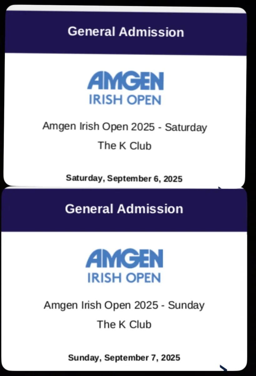 Tickets for Irish Open