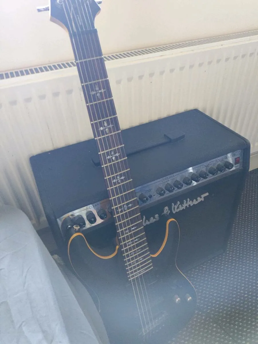 Schecter Demon 7 + 100W AMP - Image 2