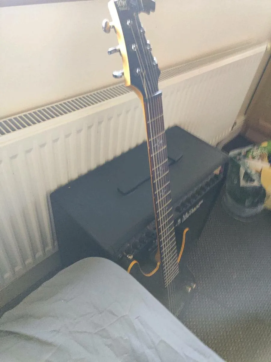 Schecter Demon 7 + 100W AMP - Image 3