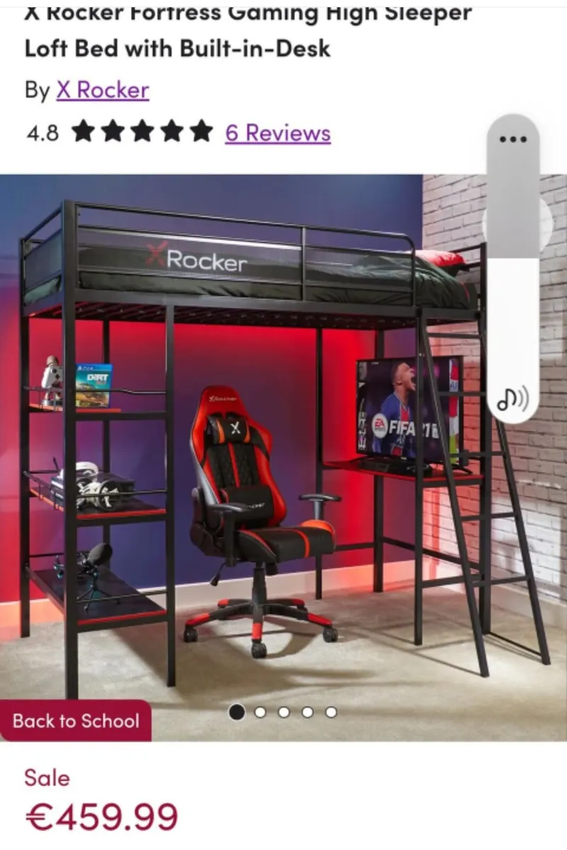 X rocker high sleeper