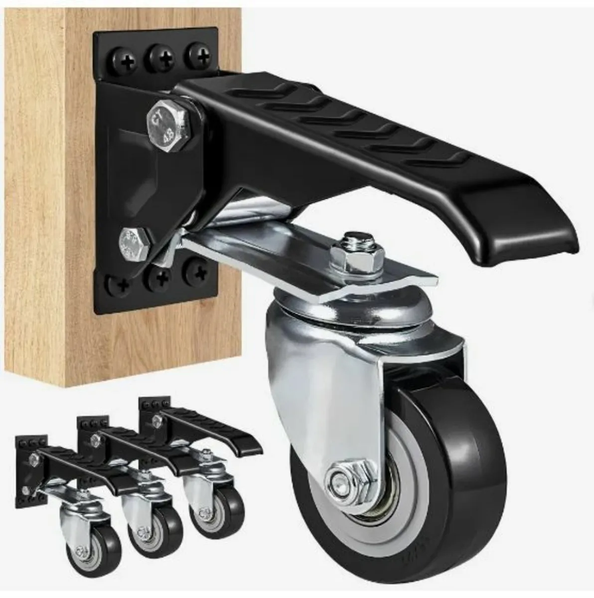 Workbench Caster Wheels, 74.8kg Load Capacity - Image 1