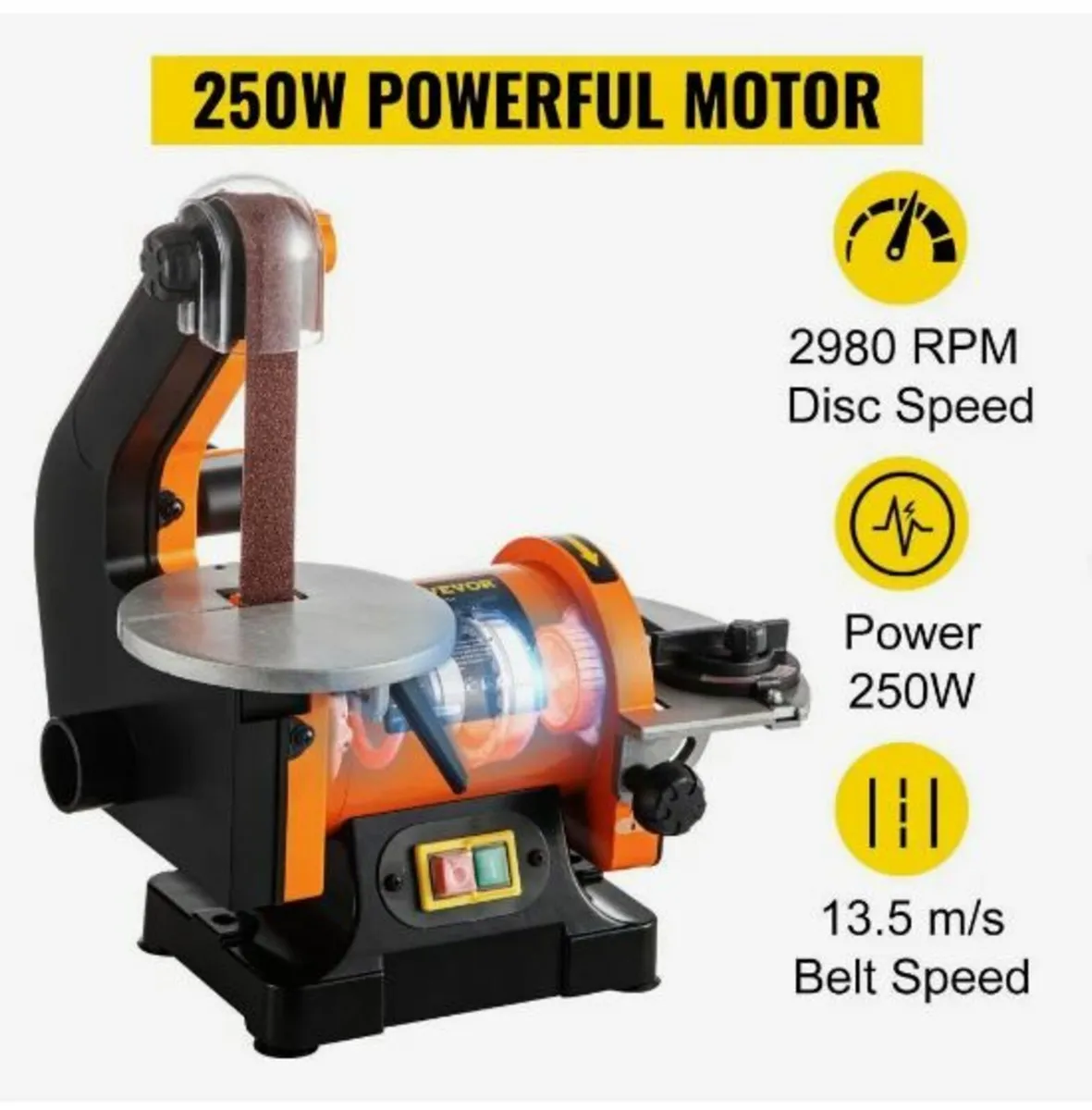 Electric Belt Grinder Sander 5 Inch - Image 4