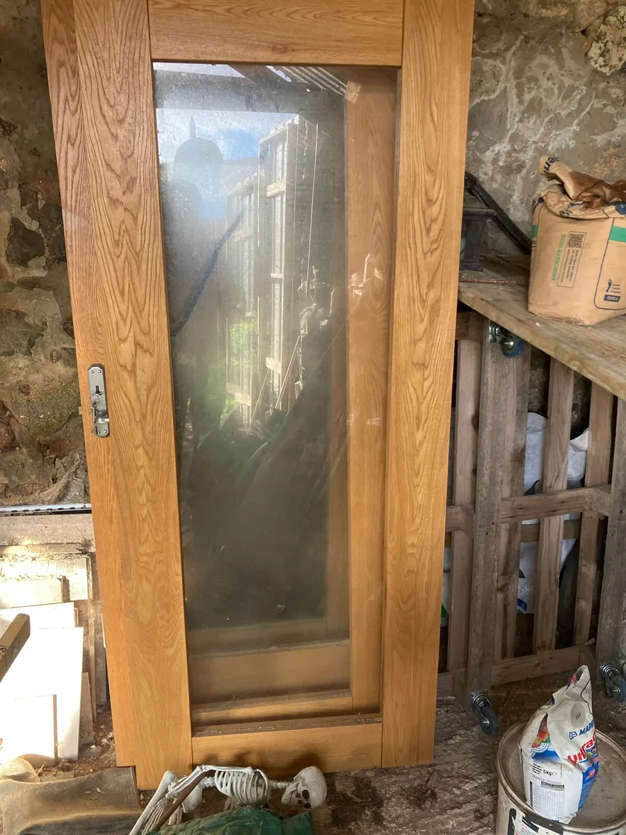 2 Sets internal double doors Oak