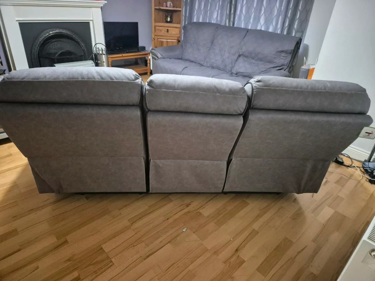 3 seat recliner sofa (pair of two) - Image 2