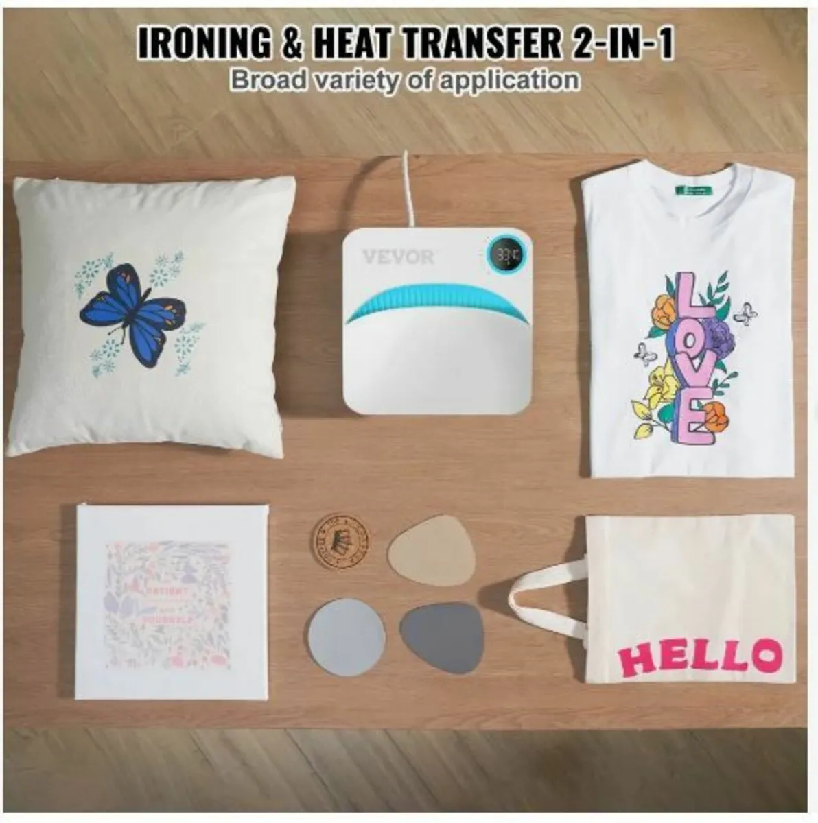 Heat Press 9 x 9 in Portable Easy Press - Image 4