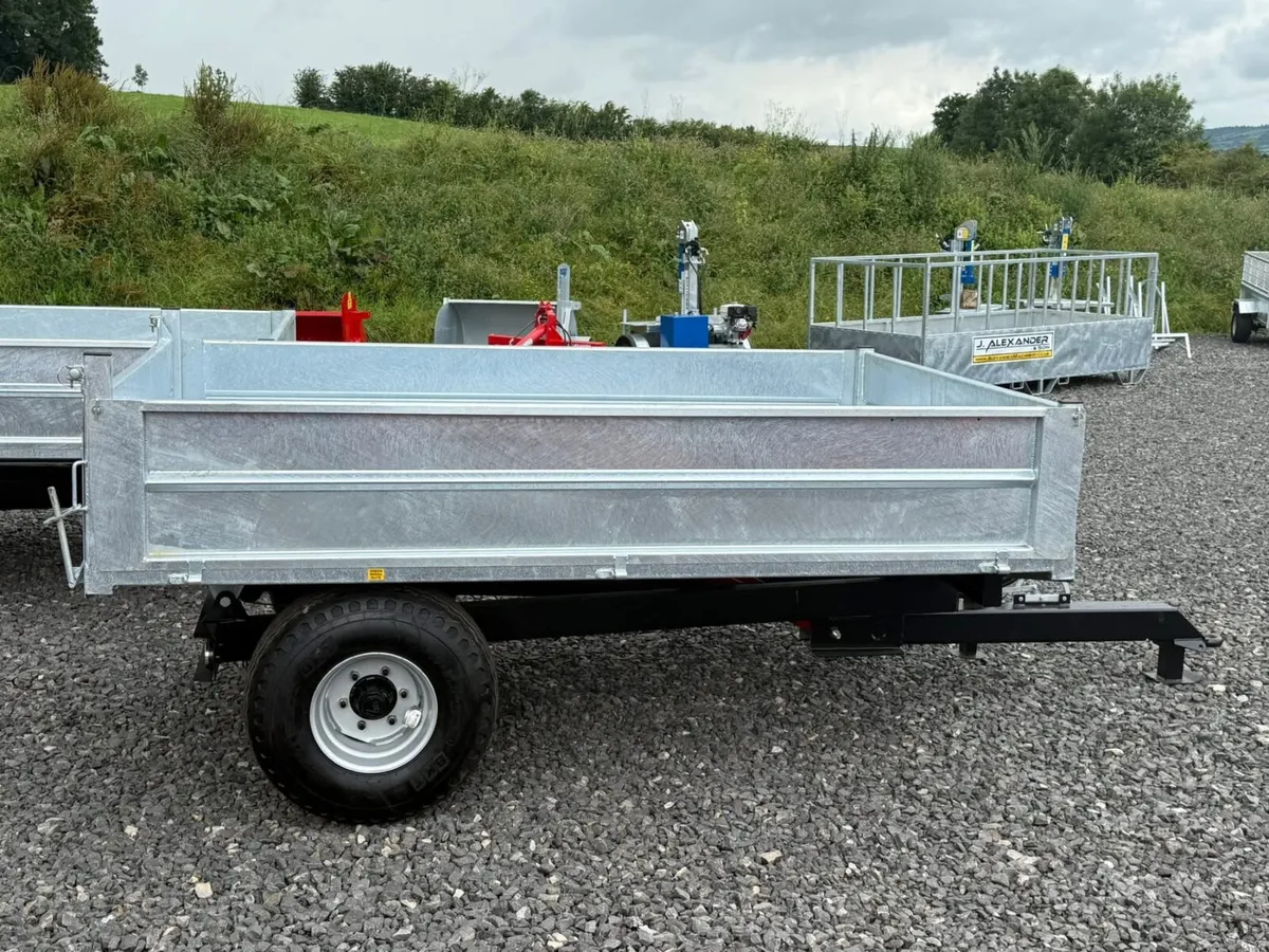 TIPPING TRAILER GALVANISED NEW 11x7 - Image 4