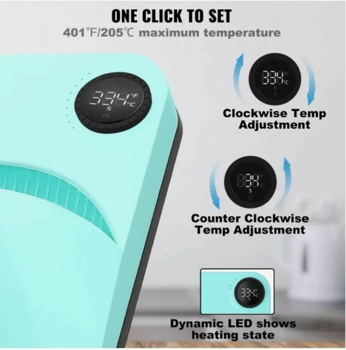 Heat Press 9 x 9 in/22.9 x 22.9 cm - Image 3