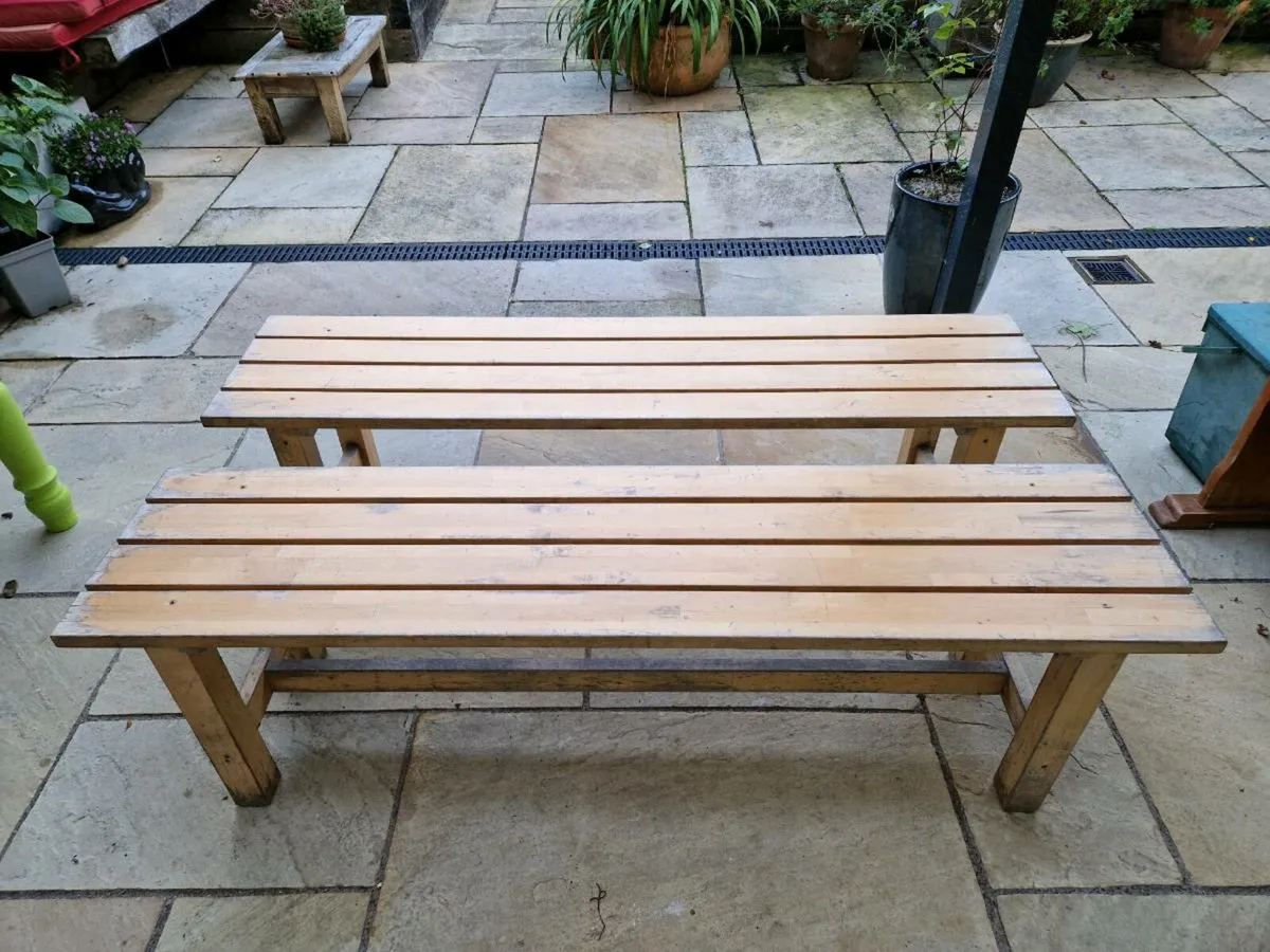 Two IKEA Benches - Image 1